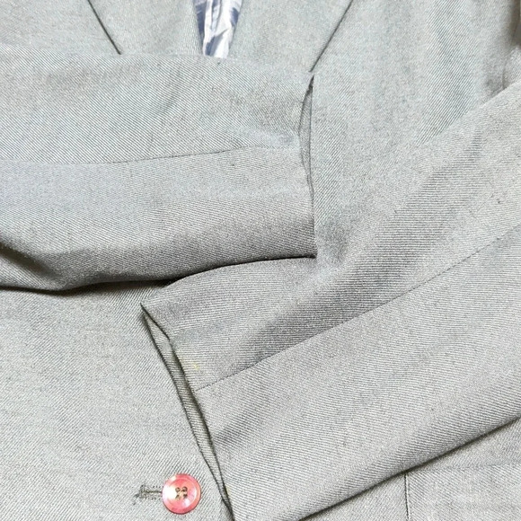 Vintage Givenchy Sport Blazer Silk Blend 12 Academia Old Money Quiet Luxury - Picture 15 of 16